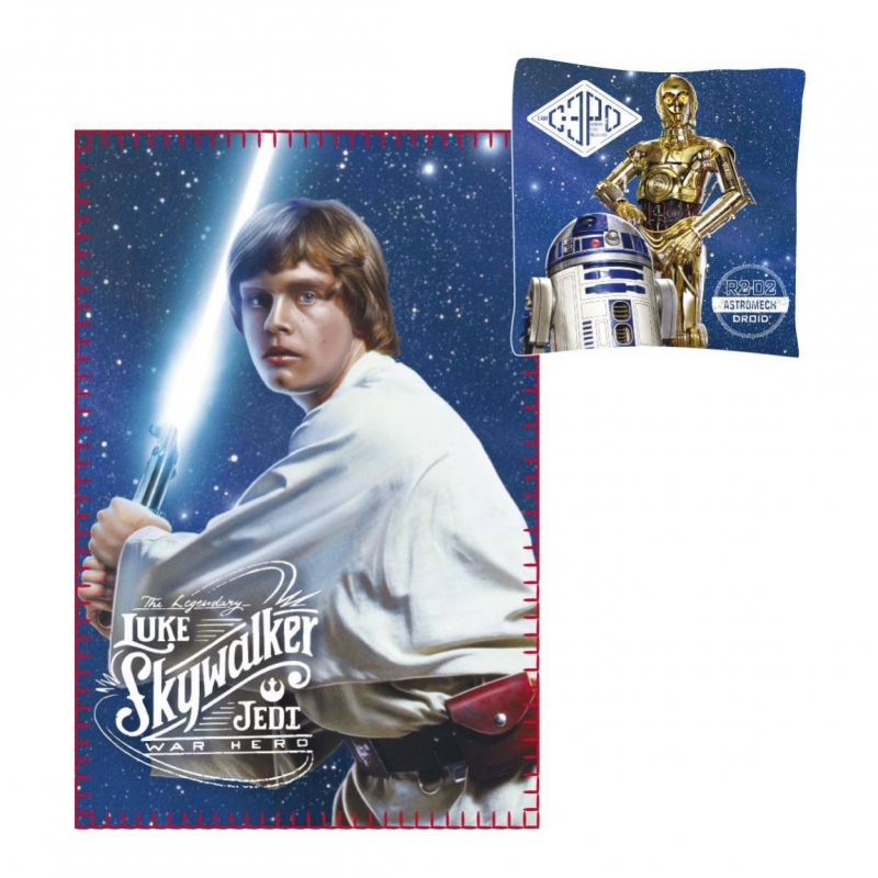 Star Wars Luke Skywalker Bedding and Pillow